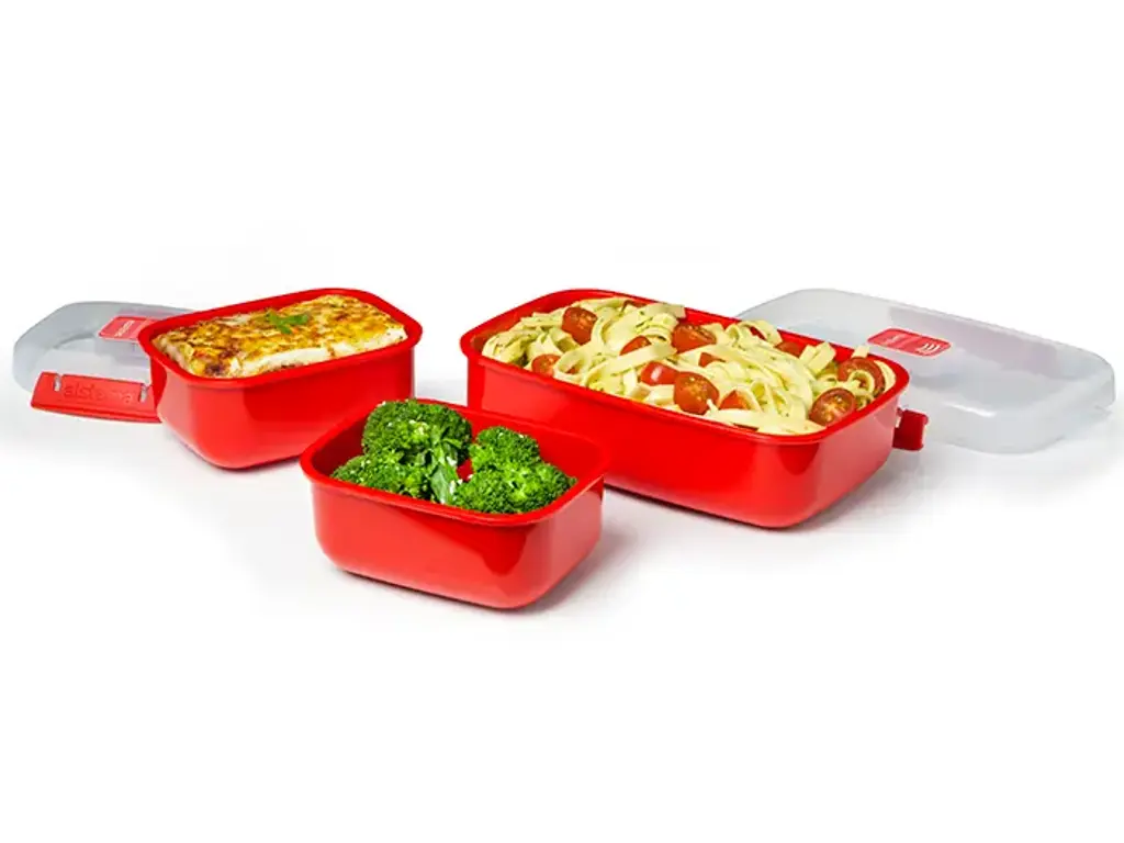 Produktbillede af Sistema Heat and Eat Microwave 3 Pack i premium kvalitet