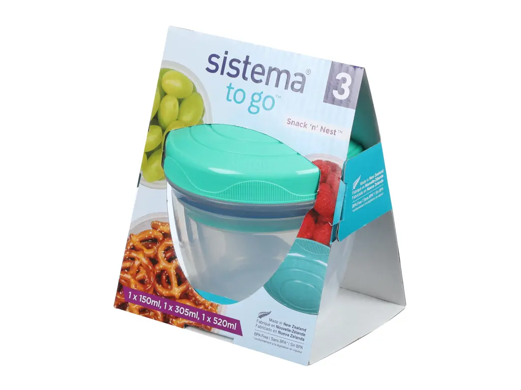 Produktbillede af Sistema Stack´n Nest 3 stk. Tray i premium kvalitet