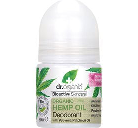 Detaljeret produktbillede af Dr.organic Deo roll on Hemp oil 50 ml på tilbud