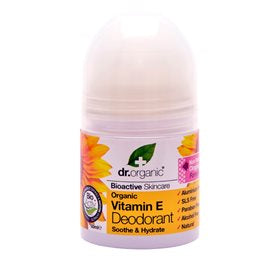 Detaljeret produktbillede af Dr.organic Deo roll on Vitamin E 50 ml på tilbud