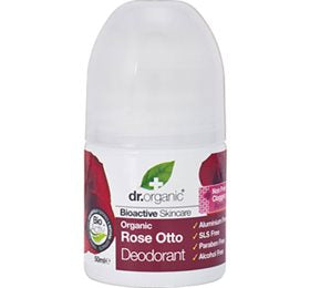 Detaljeret produktbillede af Dr.organic Deo roll on Rose Otto 50 ml på tilbud