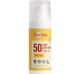 Detaljeret produktbillede af Derma Kids Sun Lotion SPF 30 200 ml på tilbud