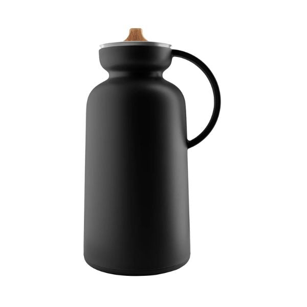 Produktbillede af Eva Solo Silhouette Termokande Sort 1 Ltr. på tilbud – premium kvalitet og detaljer