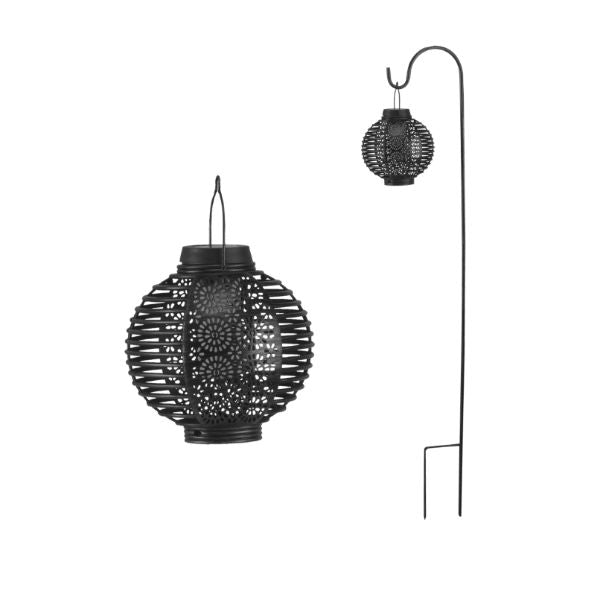 Produktbillede af Lanterner Og 2 Hyrdestænger Ø 15 x 90 Cm på tilbud i brug