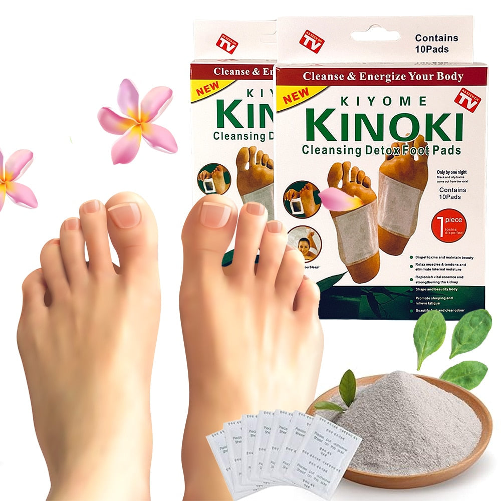 Produktbillede af Køb Kinoki Detox Fodplastre 5 dages kur (10 stk. pakke) på tilbud