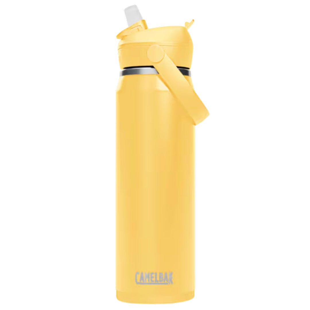 Camelbak Camelbak Thrive Flip Straw drikkeflaske 0,75 liter, yellow bloom – frontbillede (Termokande)