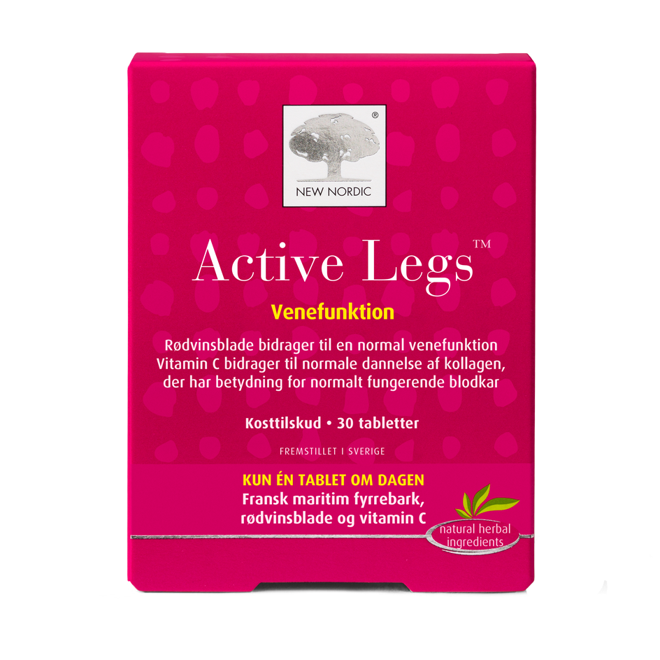 Produktbillede af New Nordic Active Legs 30 tabl. på tilbud
