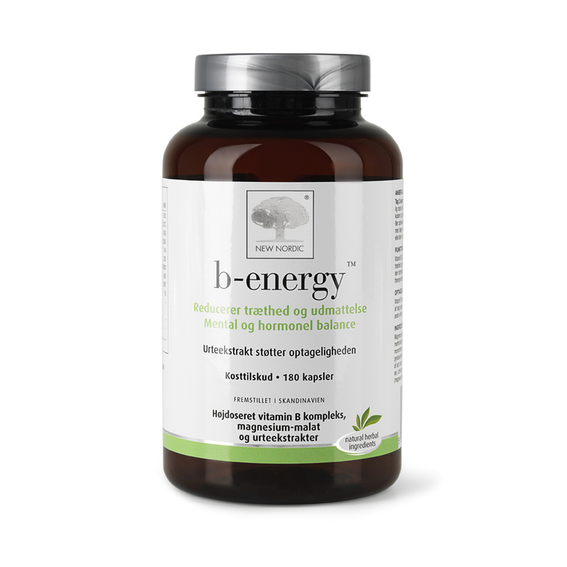 Stort online udvalg i New Nordic B-energy ❤ New Nordic ❤ Hurtig levering: 1 - 2 Hverdage og gratis fragt v/køb over 295 kr. GLS til pakkeshop ❤ Varenummer: HG-45400 og barcode / Ean: 5021807454006 på lager - Kæmpe udvalg i Sundhed - Over 454 design brands på udsalg