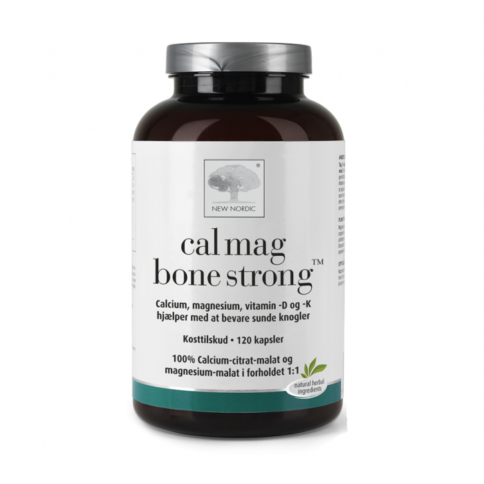 Produktbillede af New Nordic Cal Mag Bone Strong 120 kap. på tilbud
