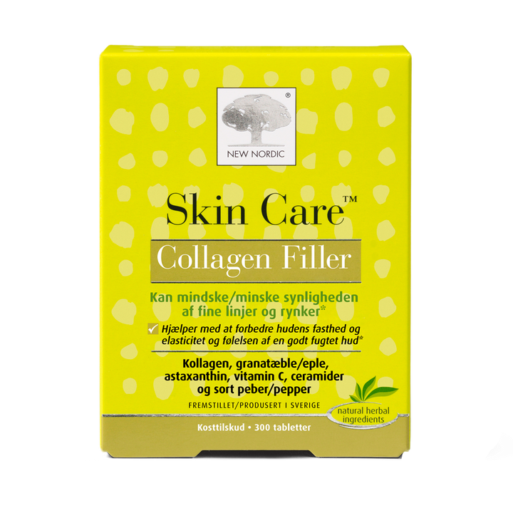 Stort online udvalg i New Nordic Skin Care Collagen Filler 300 tabl. ❤ New Nordic ❤ Hurtig levering: 1 - 2 Hverdage og gratis fragt v/køb over 295 kr. GLS til pakkeshop ❤ Varenummer: HG-45986 og barcode / Ean: 5021807459865 på lager - Kæmpe udvalg i Sundhed - Over 454 design brands på udsalg