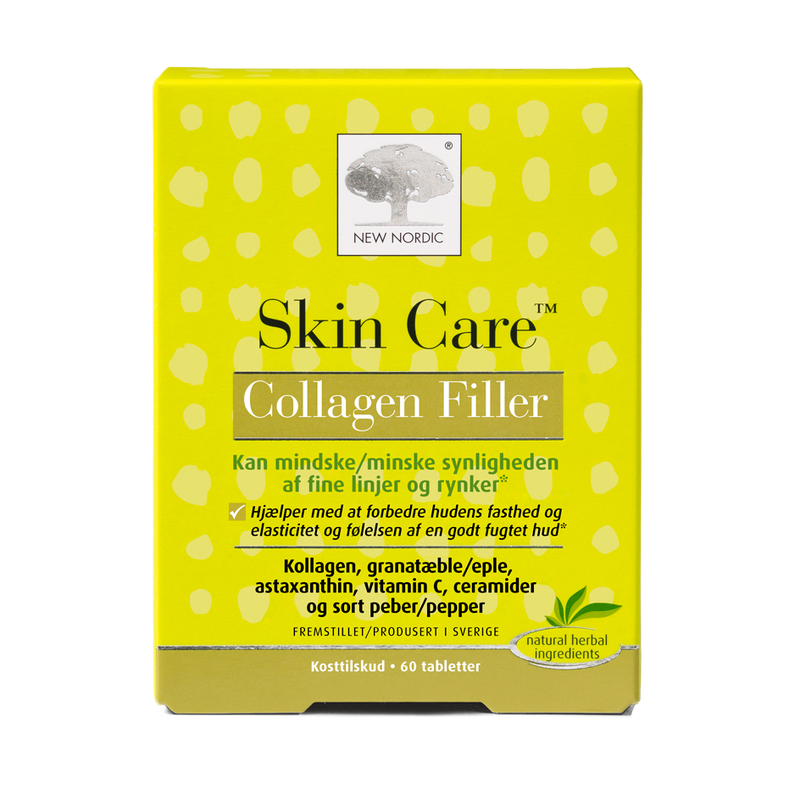 Stort online udvalg i New Nordic Skin Care Collagen Filler 60 tabl. ❤ New Nordic ❤ Hurtig levering: 1 - 2 Hverdage og gratis fragt v/køb over 295 kr. GLS til pakkeshop ❤ Varenummer: HG-45980 og barcode / Ean: 5021807459803 på lager - Kæmpe udvalg i Sundhed - Over 454 design brands på udsalg