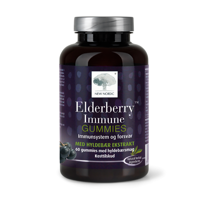 Stort online udvalg i New Nordic Elderberry Immune gummies 60 stk ❤ New Nordic ❤ Hurtig levering: 1 - 2 Hverdage og gratis fragt v/køb over 295 kr. GLS til pakkeshop ❤ Varenummer: HG-45115 og barcode / Ean: 5021807451159 på lager - Kæmpe udvalg i New Nordic - Over 454 design brands på udsalg