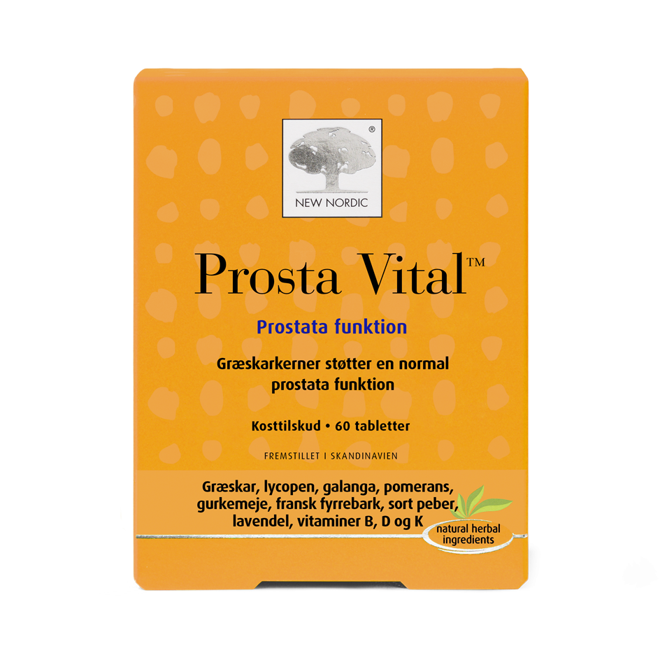Produktbillede af New Nordic Prosta Vital 60 tabl. 2 for 350,- på tilbud
