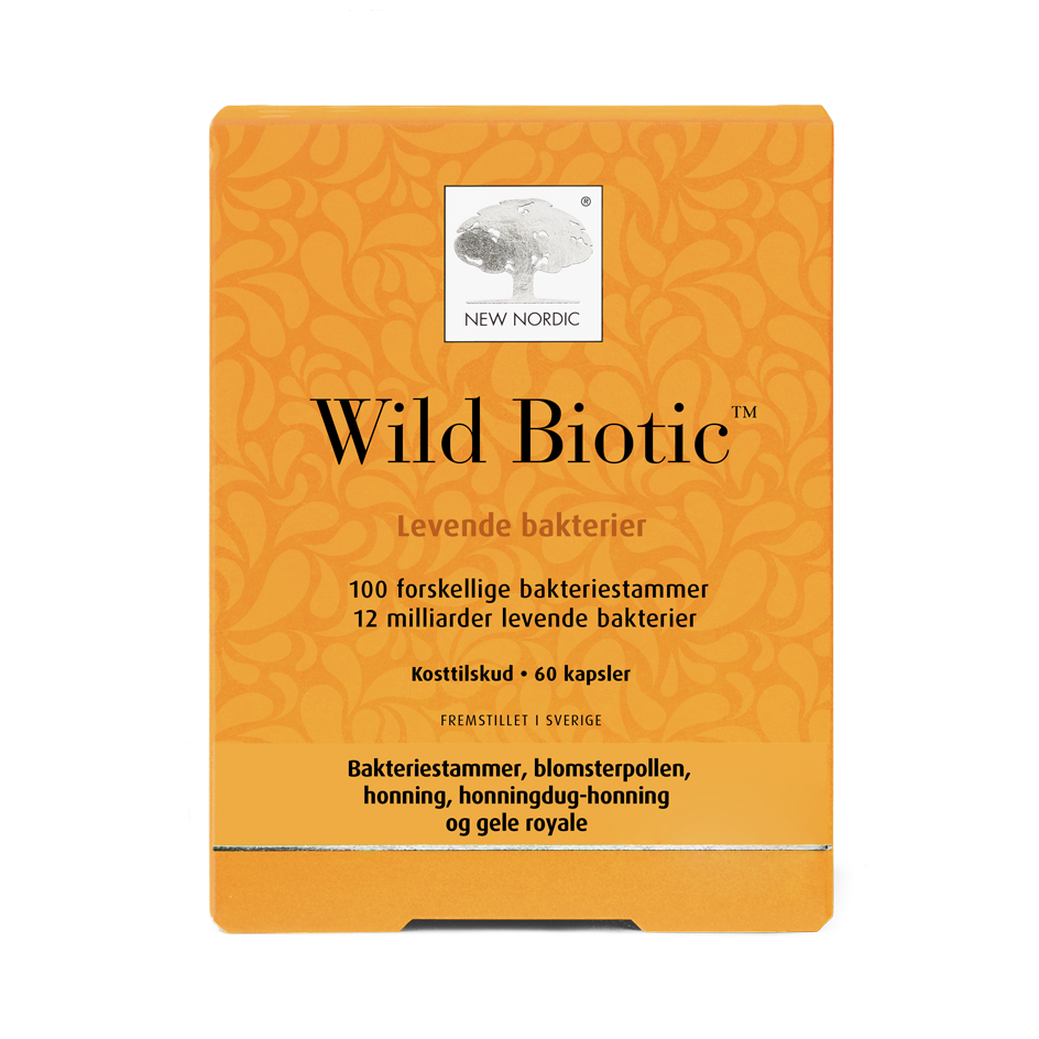 Stort online udvalg i New Nordic Wild Biotic 60 kapsler ❤ New Nordic ❤ Hurtig levering: 1 - 2 Hverdage og gratis fragt v/køb over 295 kr. GLS til pakkeshop ❤ Varenummer: HG-45290 og barcode / Ean: 5021807452903 på lager - Kæmpe udvalg i Sundhed - Over 454 design brands på udsalg