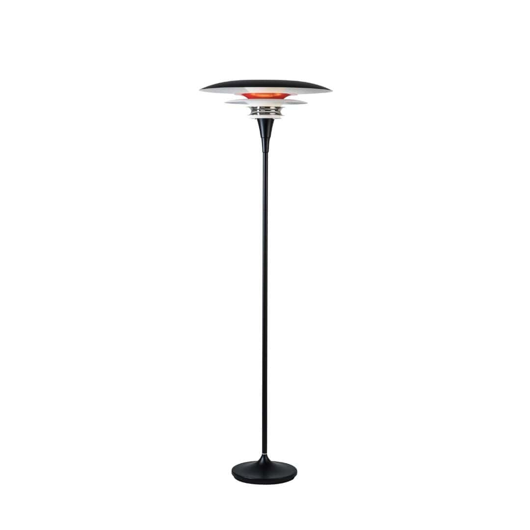 Produktbillede af Diablo Ø50 Gulvlampe Sort/Rød Belid i premium kvalitet