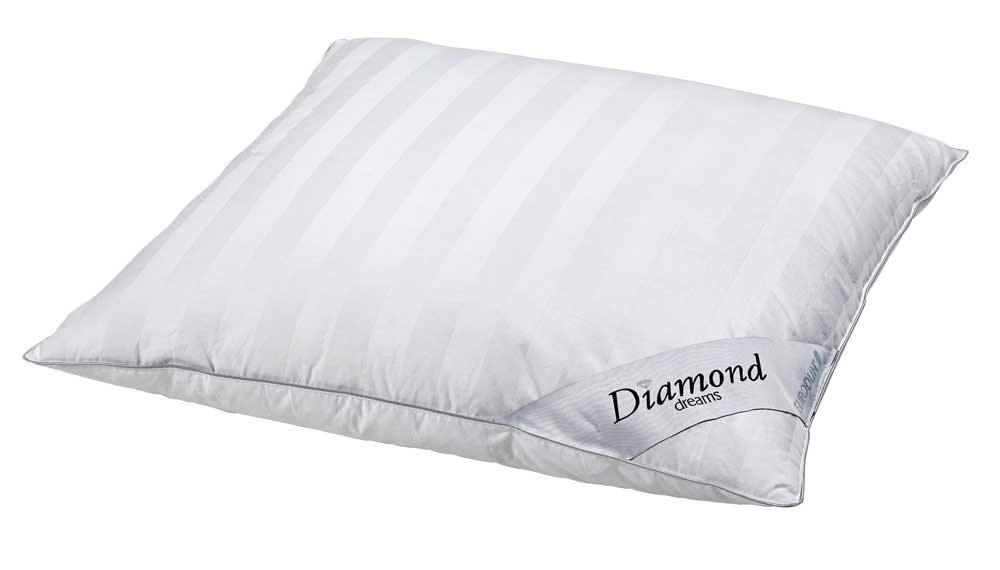 Produktbillede af Eurodun Diamonds Moskus hovedpude 3 Kammer luksus blød Large 60 x 63 på tilbud i høj kvalitet