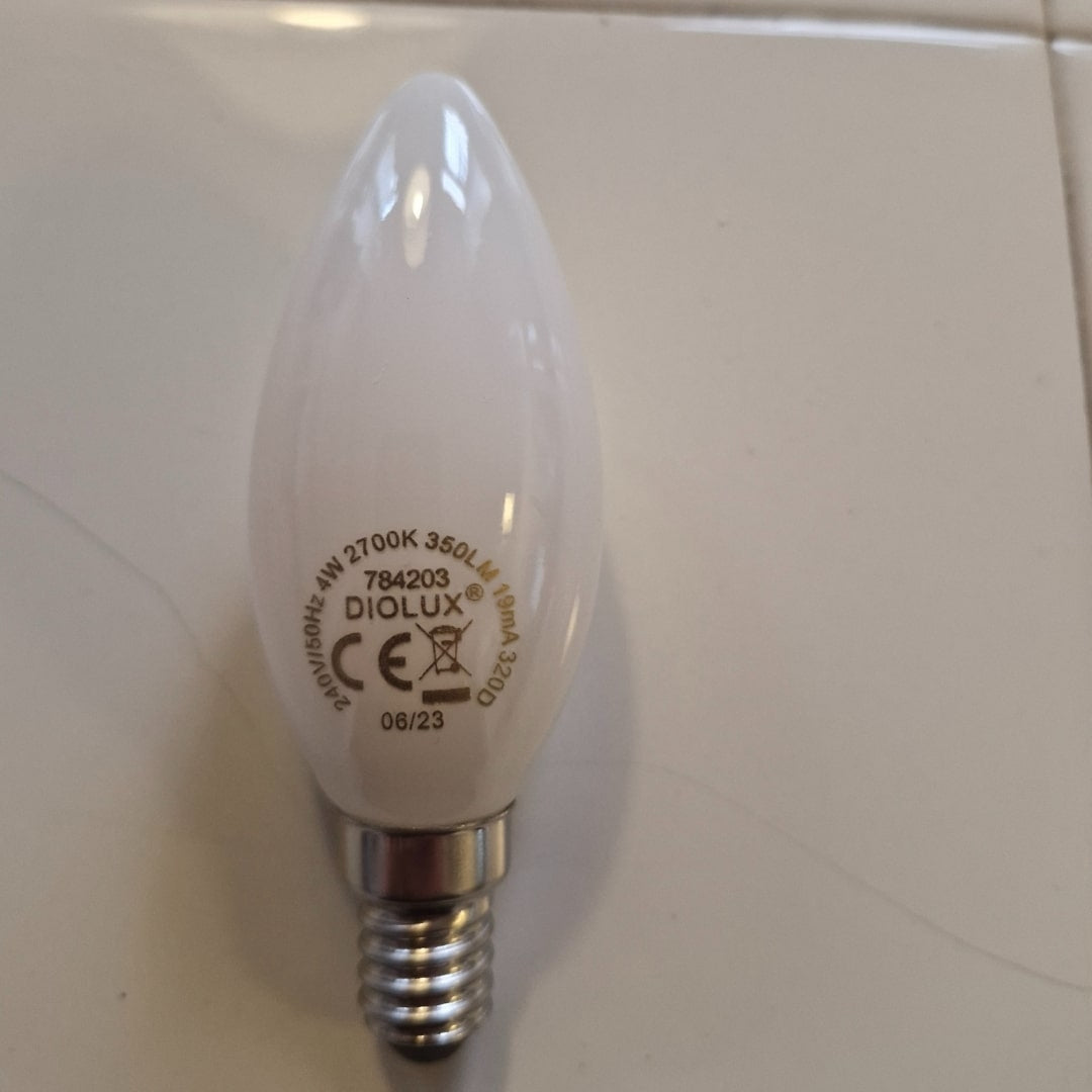Diolux Kerte40 E14 4W LED 350lm 2700K Så længe lager haves GN