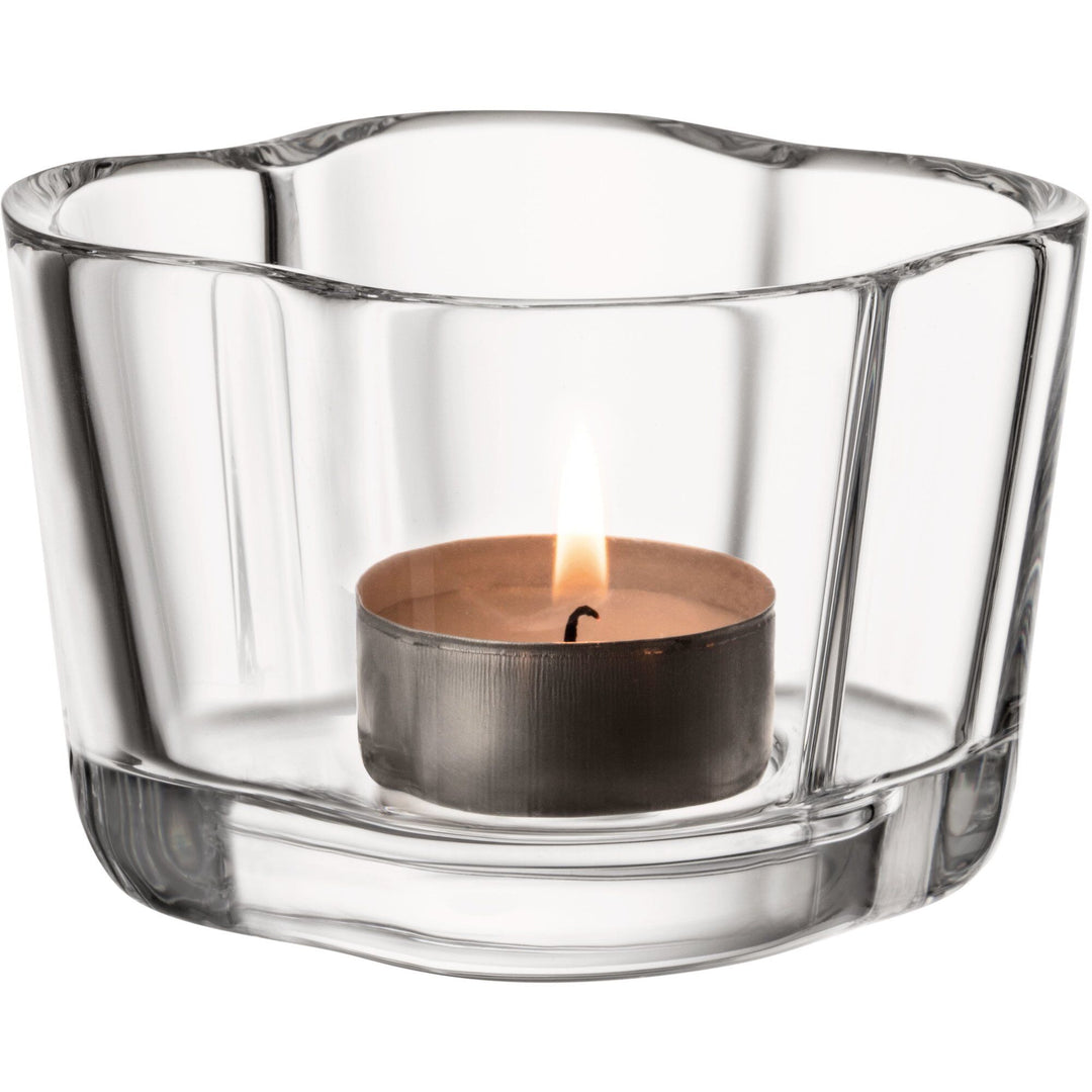 Iittala Iittala Aalto Fyrfadsstage 6cm, Klar ❤ detaljebillede (Lysestage)