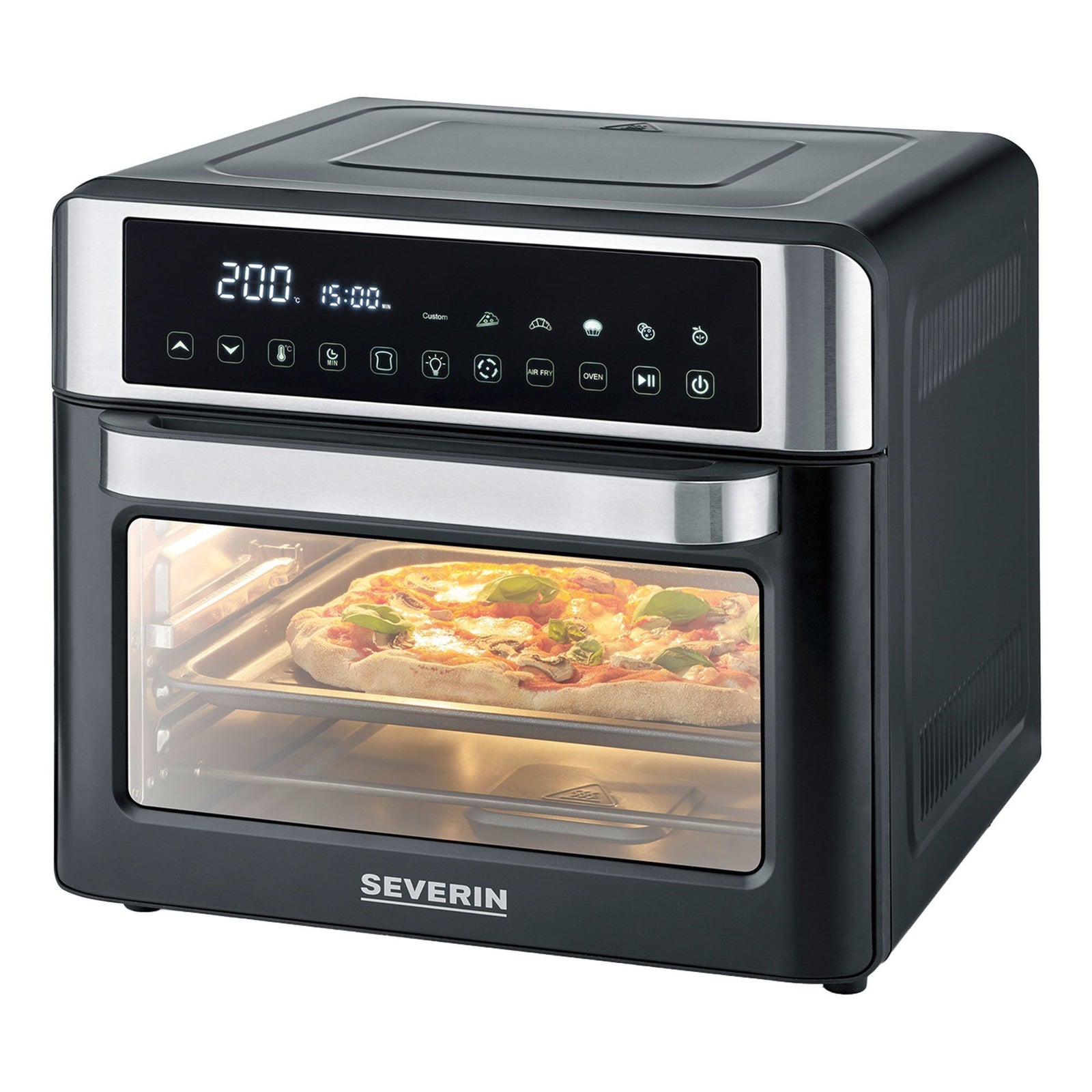 Severin Severin Bordovn med airfryer-funktion 25 liter – detaljebillede (Miniovn)