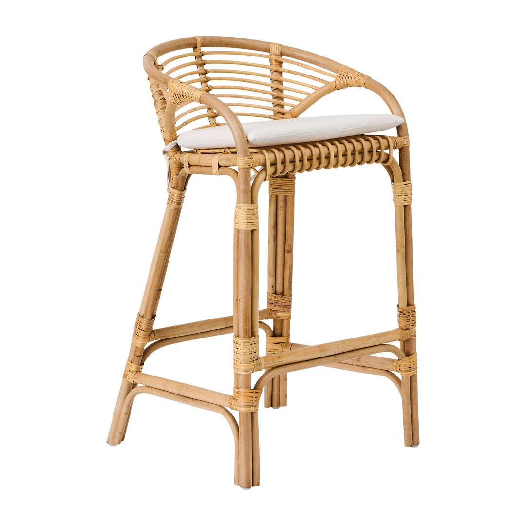 Produktbillede af TINE K HOME BARSTOL INKL.HYNDE RATTAN 97 i premium kvalitet