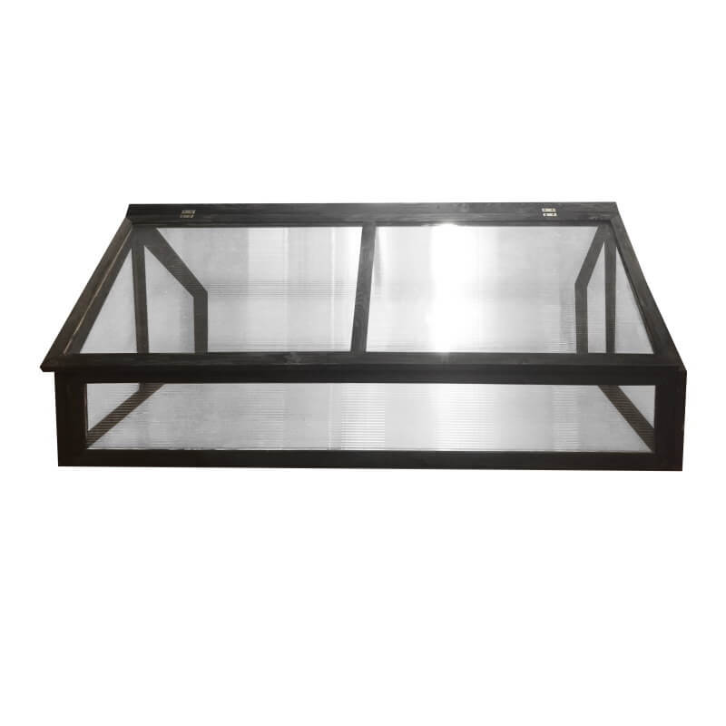 Produktbillede af Drivhus til palleramme sort 120x80x39 cm på tilbud i høj kvalitet