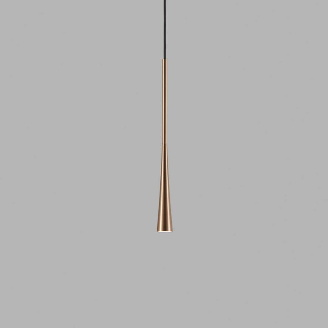 Produktbillede af DROP S1 Pendel Rose Gold LIGHT-POINT i premium kvalitet