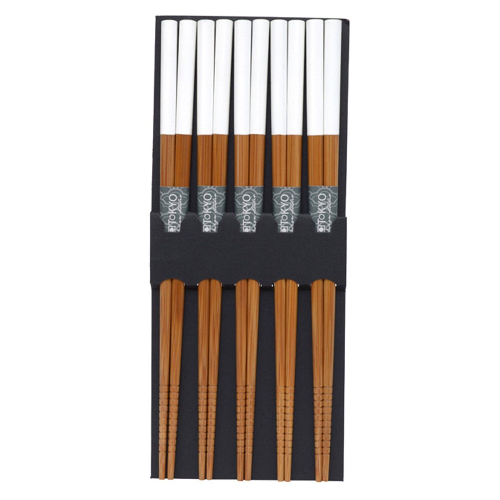 Tokyo design studio Tokyo design studio Spisepinde 5 par, hvid ❤ frontbillede (Spisepinde)