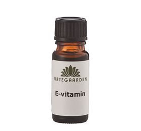 Detaljeret produktbillede af Urtegaarden E-vitamin 10ml. på tilbud