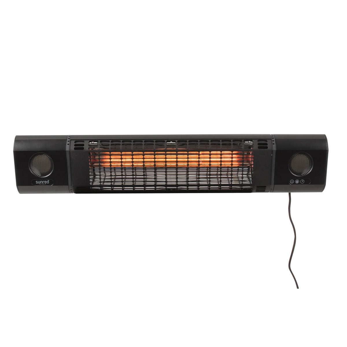 Produktbillede af Sunred Infrarød varmelampe 2000W med højtaler på tilbud