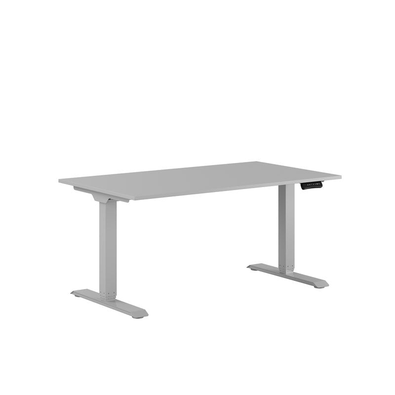 Produktbillede af Premium Hæve/Sænkebord m/2 motorer 140x80cm Grå-grå på tilbud