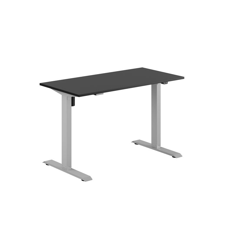 Produktbillede af EASY Hæve/Sænkebord m/1 motor 120x60cm Sort-grå på tilbud