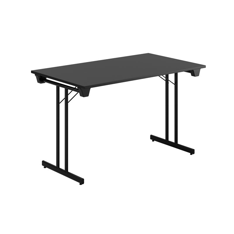 Produktbillede af Dinner Style 120x70cm Sammenklappeligt bord Sort sort på tilbud