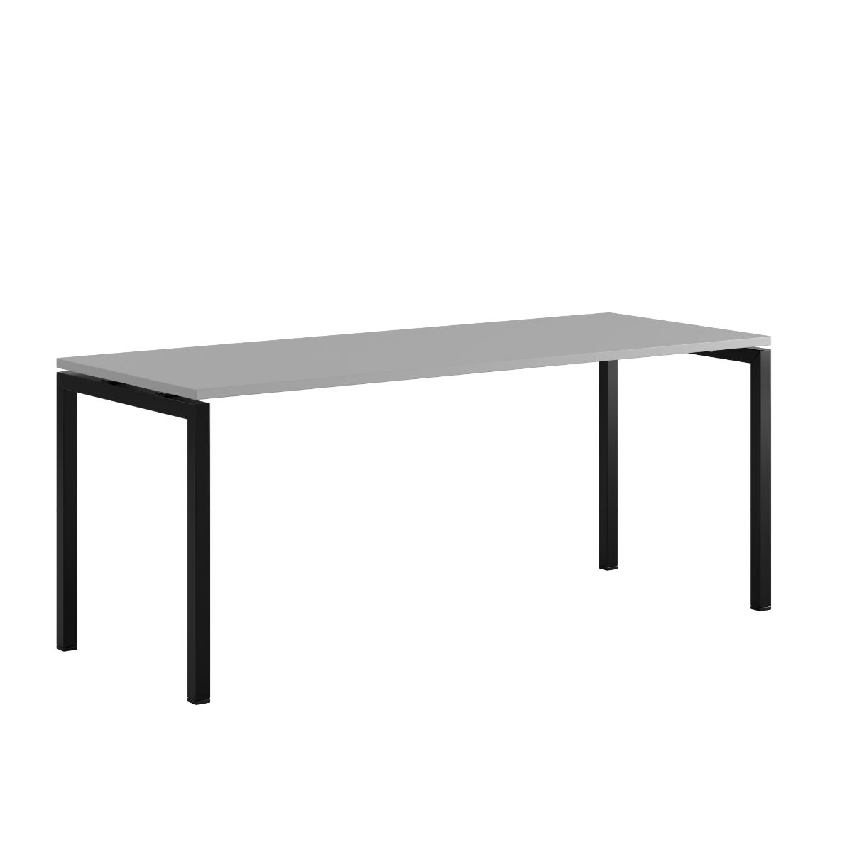 Produktbillede af Luna U Bord 180x70cm Grå-sort på tilbud