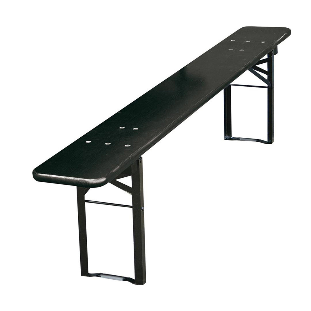Produktbillede af Brau Bænk 220x25 cm Sort på tilbud