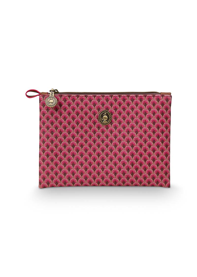 Produktbillede af Cosmetic flat Pouch Festival pink på tilbud i høj kvalitet