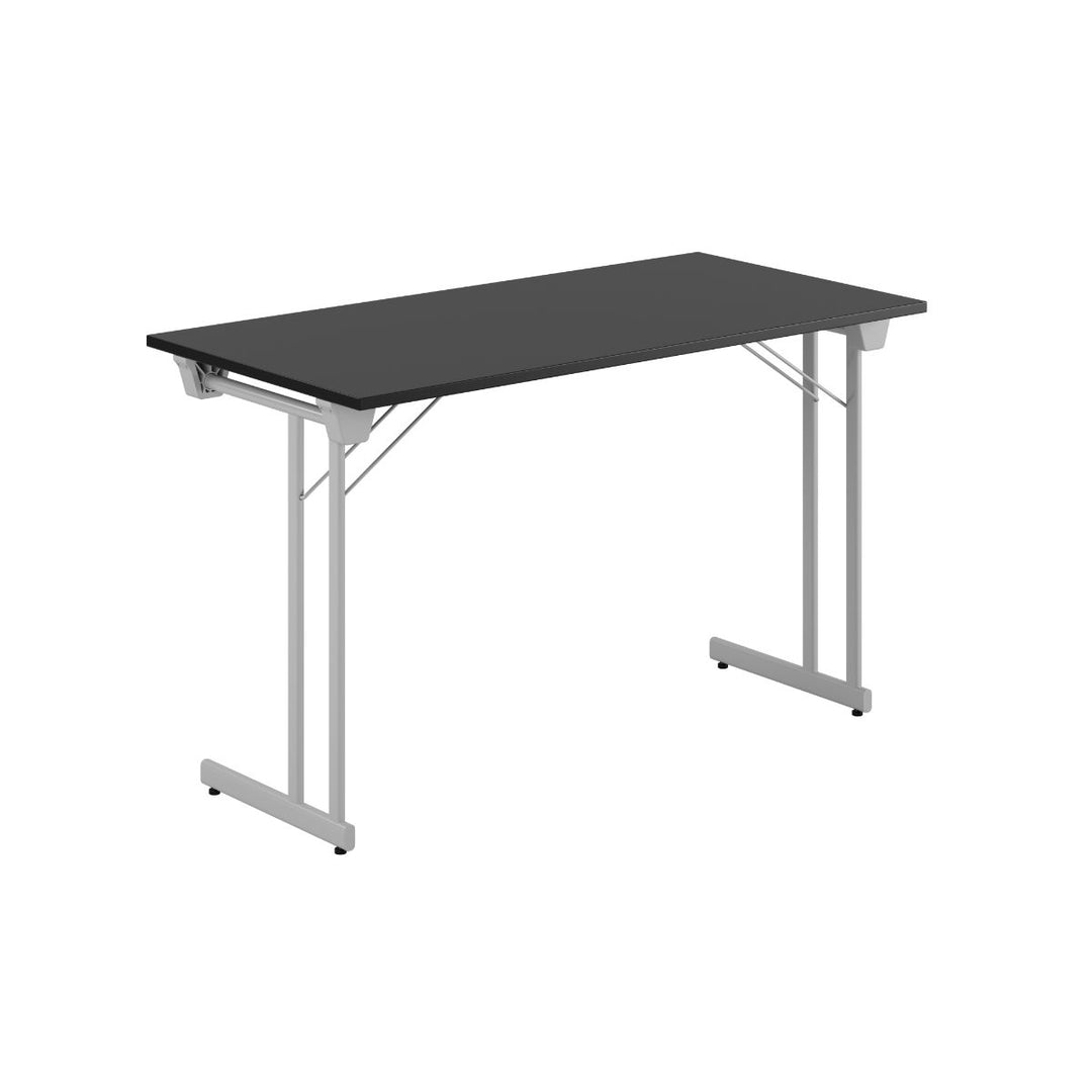 Produktbillede af Kongress Style 120x60cm Sammenklappeligt bord Sort-grå på tilbud