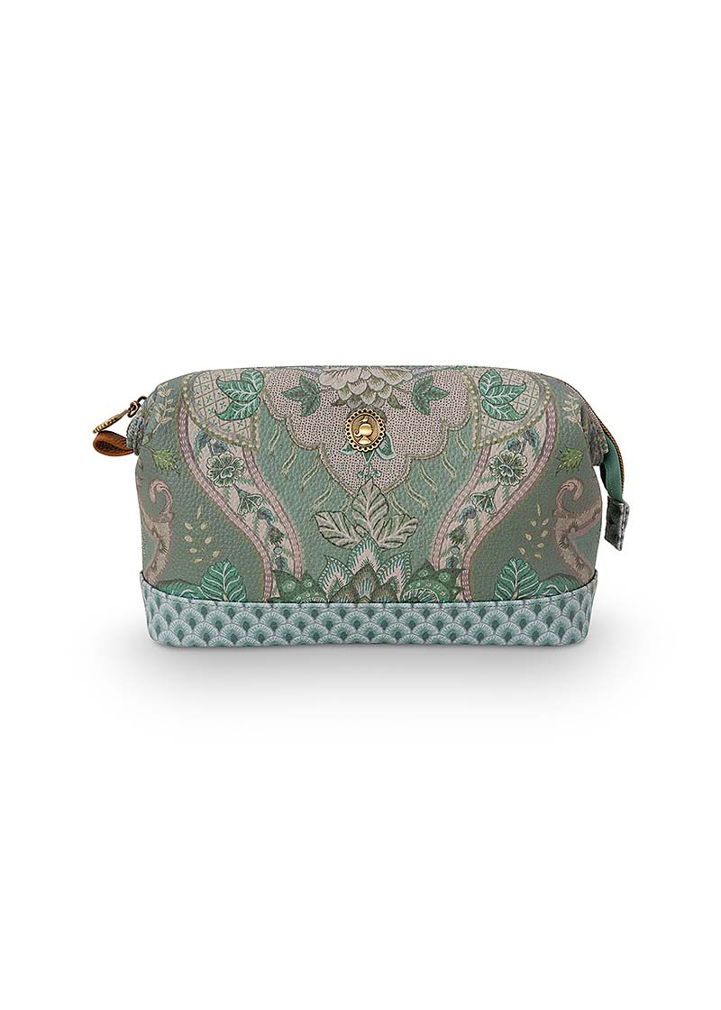 Produktbillede af Cosmetic Purse Medium Kyoto Festival Green 22.5x9.5x15cm på tilbud i høj kvalitet