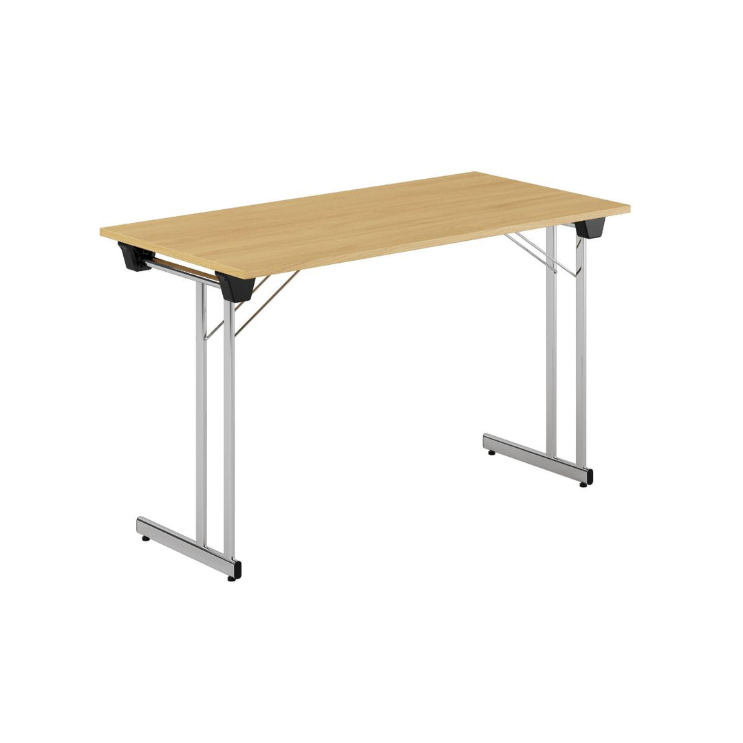 Produktbillede af Kongress Style 120x60cm Sammenklappeligt bord Eg-krom på tilbud