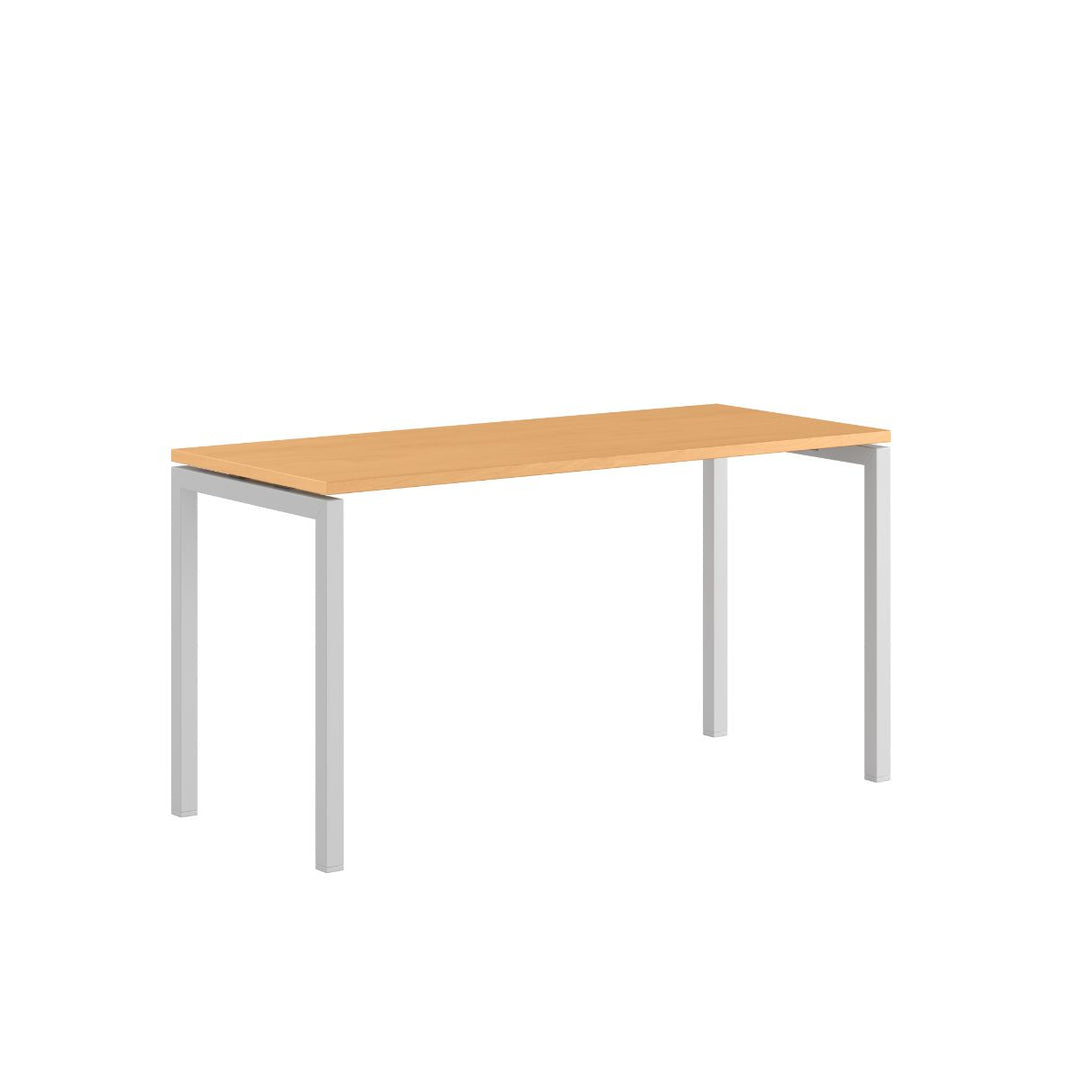 Produktbillede af Luna U Bord 140x60cm Bøg-hvid på tilbud