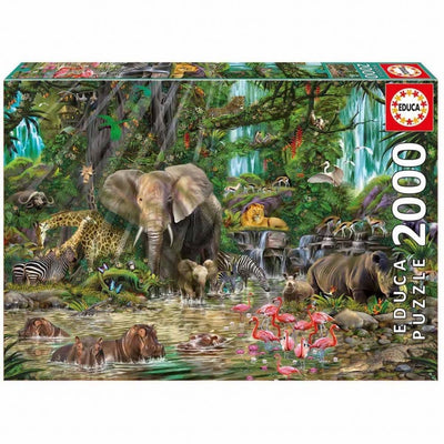 Educa Puslespil 2000 Afrikansk Jungle ❤ Stort online udvalg i Educa Puzzle ❤ Billig fragt og hurtig levering 2 - 5 hverdage ❤ Varenummer: BGH-42159471231228 / Ean: '8412668160132 på lager - Udsalg på Alle produkter Spar op til 51% - Over 785 kendte brands på udsalg