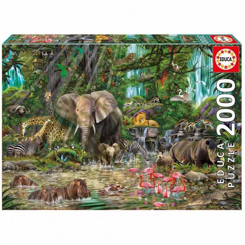 Educa Puslespil 2000 Afrikansk Jungle ❤ Stort online udvalg i Educa Puzzle ❤ Billig fragt og hurtig levering 2 - 5 hverdage ❤ Varenummer: BGH-42159471231228 / Ean: &