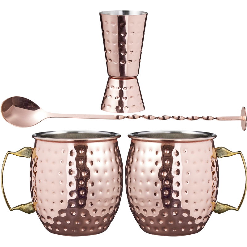 Produktbillede af Cocktail Sæt Moscow Mule 4 Stk. på tilbud i brug