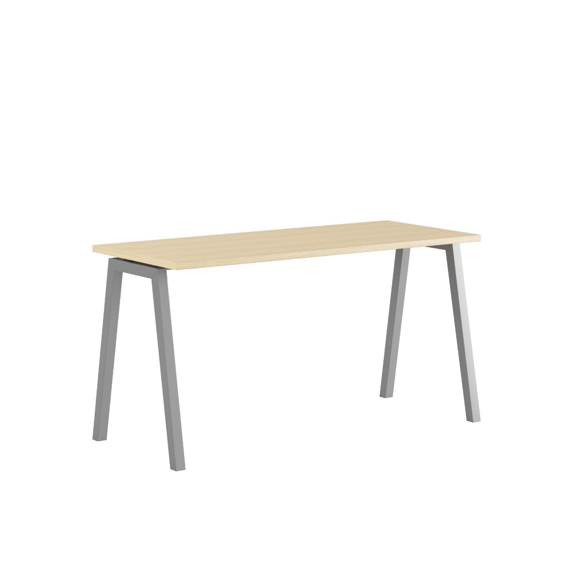 Produktbillede af Luna A Bord 140x60cm Birk-grå på tilbud