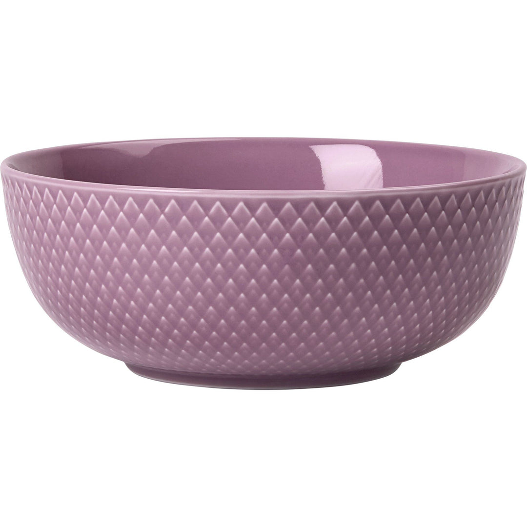 Lyngby porcelæn Lyngby porcelæn Rhombe color skål Ø15,5 cm, lilla – produktvisning (Skål)