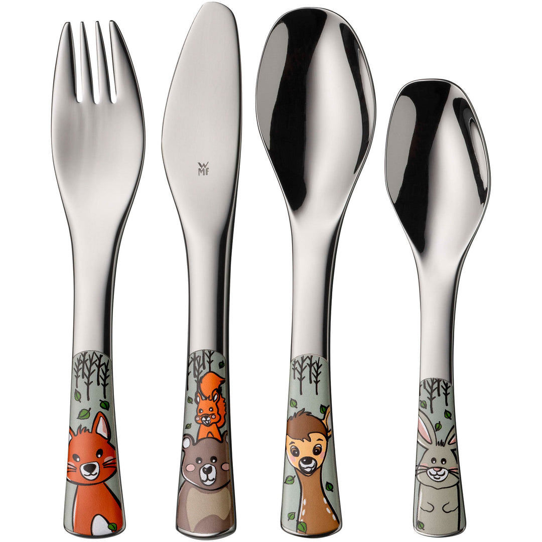 Wmf WMF Forest Friends bestik til børn, 4 dele ❤ vinkelbillede (Børneservice)