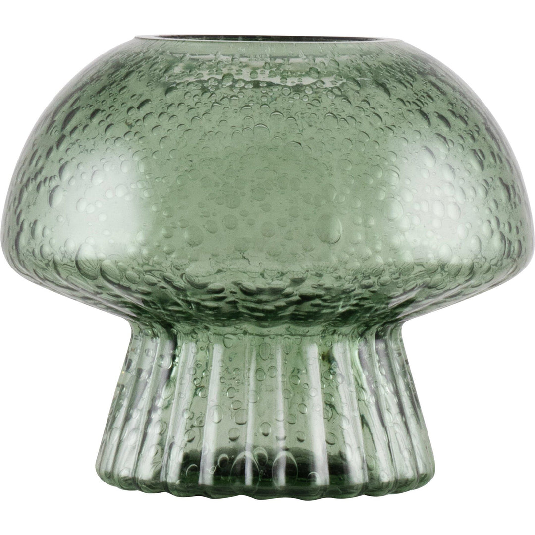 Globen lighting Globen lighting Fungo Special Edition fyrfadsstage 12 cm, grøn – close-up (Lysestage)