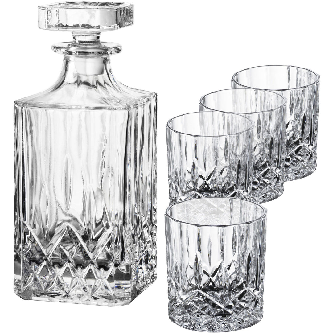 Aida Aida Harvey karaffelsæt inkl. 4 whiskyglas ❤ vinkelbillede (Karaffelsæt)