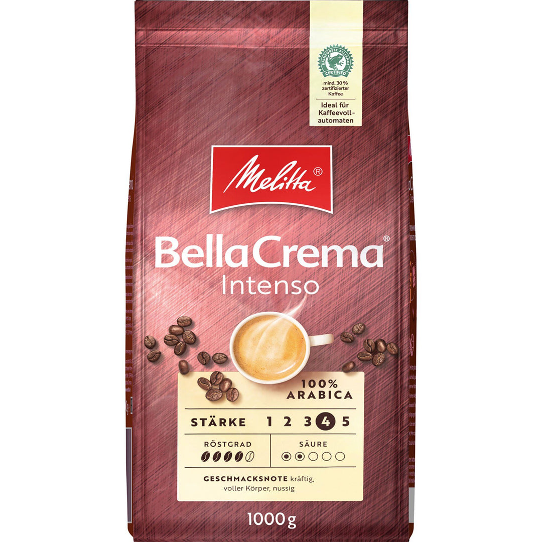 Melitta Melitta Kaffebønner Bella Crema Intenso 1 kg ❤ close-up (Kaffebønner)