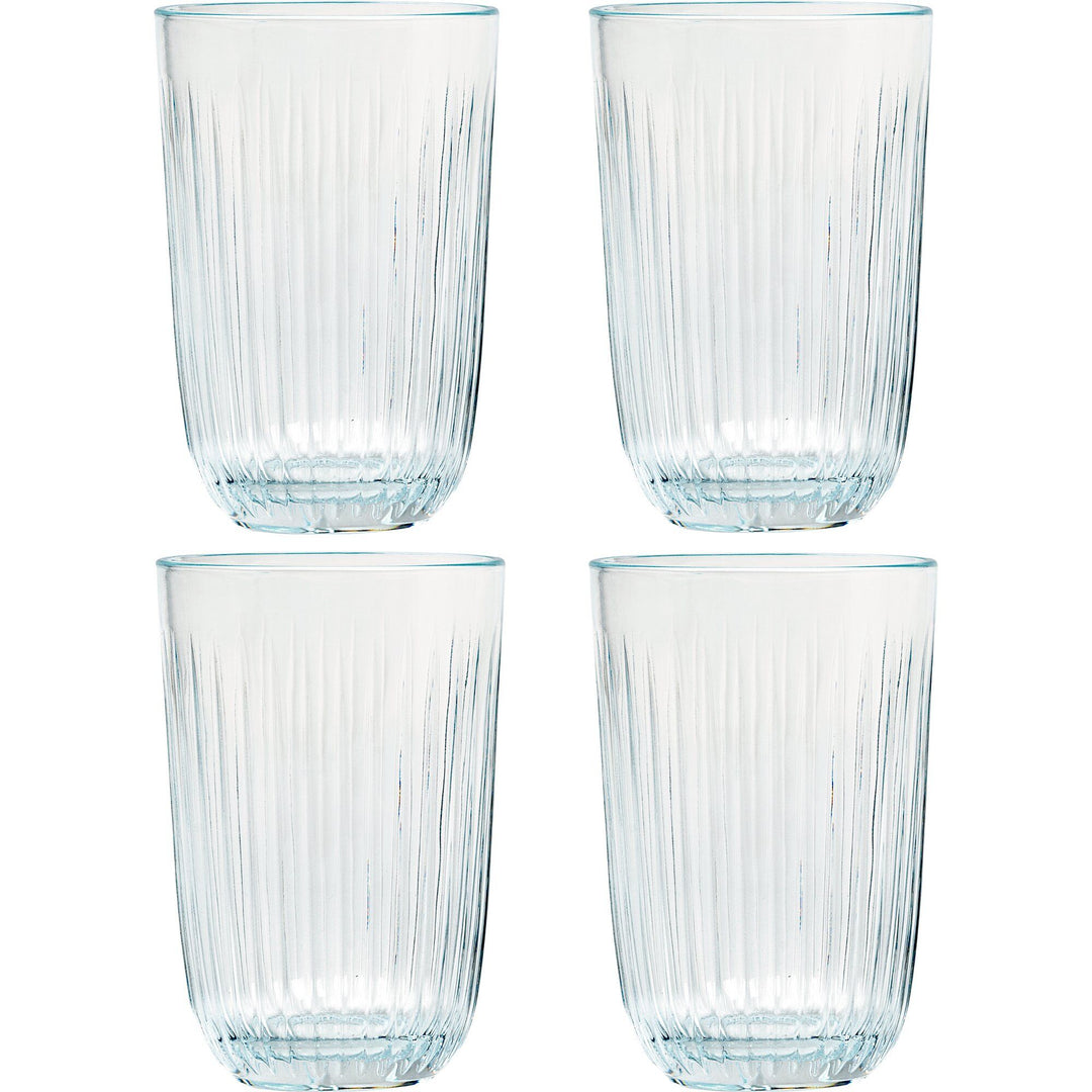 Kähler Kähler Hammershøi vandglas, 37 cl, Ø 8 cm, 4 stk, klar – produktfoto (Vandglas)