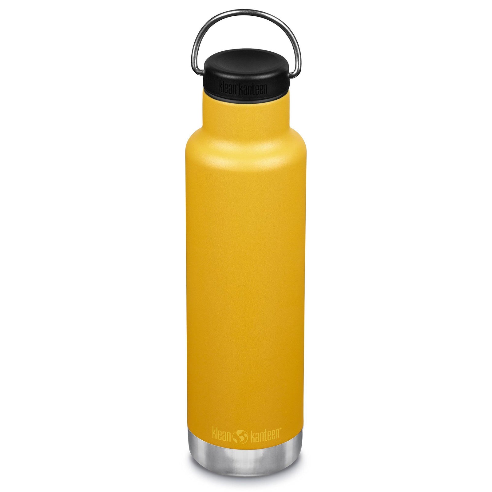 Klean kanteen Klean kanteen Vandflaske med låg og hank, 592 ml, marigold – close-up (Termokande)